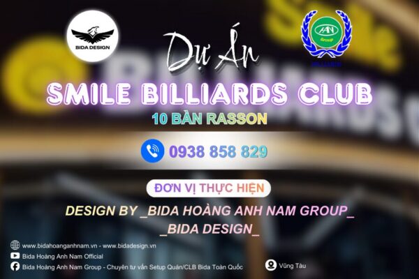 Hoàn thành lắp đặt 10 bàn Rasson Wolf tại Vũng Tàu | Bida Design