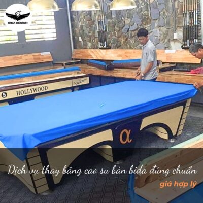 Thay băng cao su bàn bida