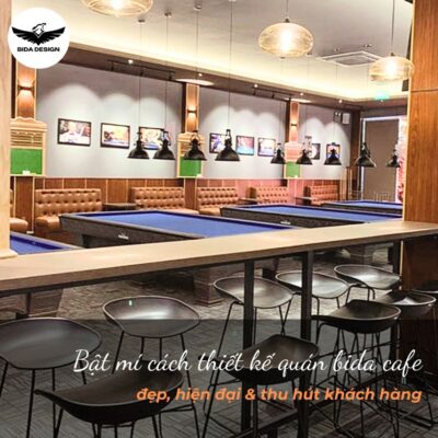 Thiết kế quán bida cafe