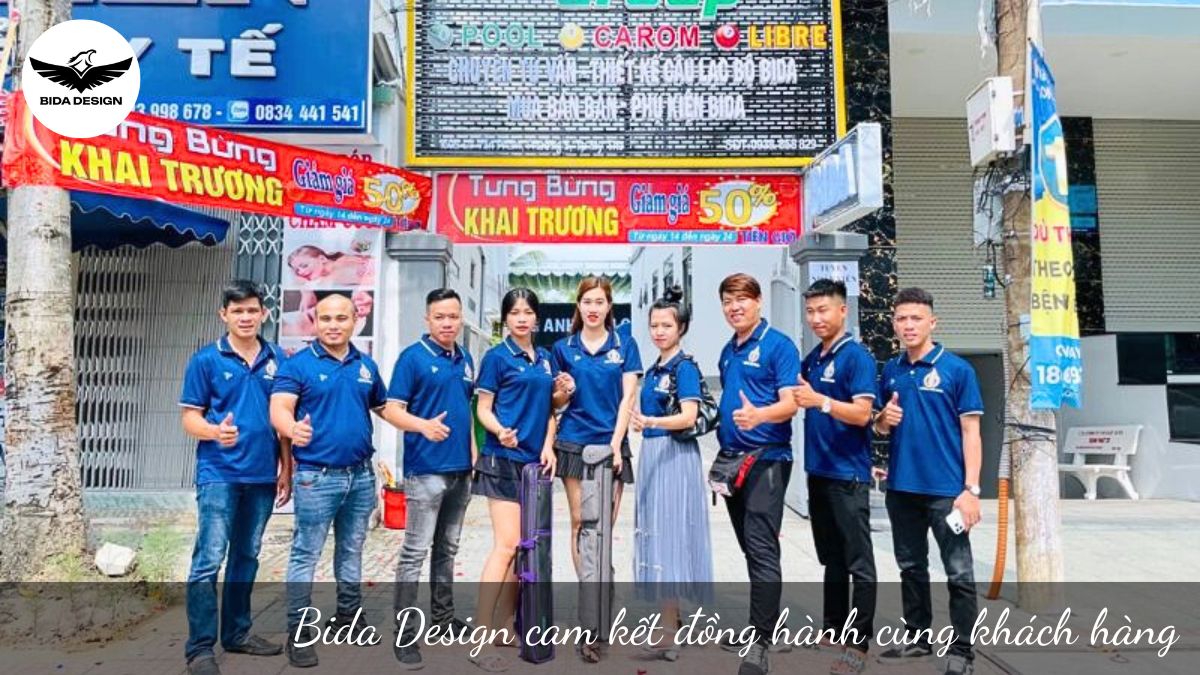 Bida Design cam kết đồng hành cùng khách hàng