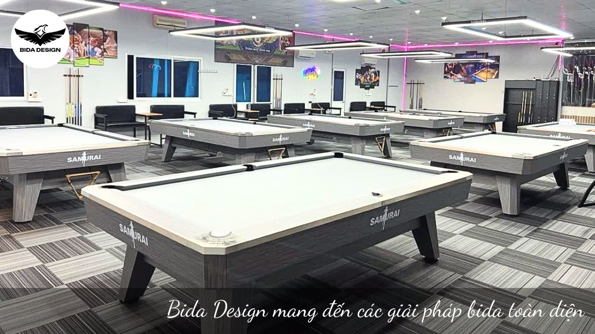 Bida Design mang đến các giải pháp bida toàn diện
