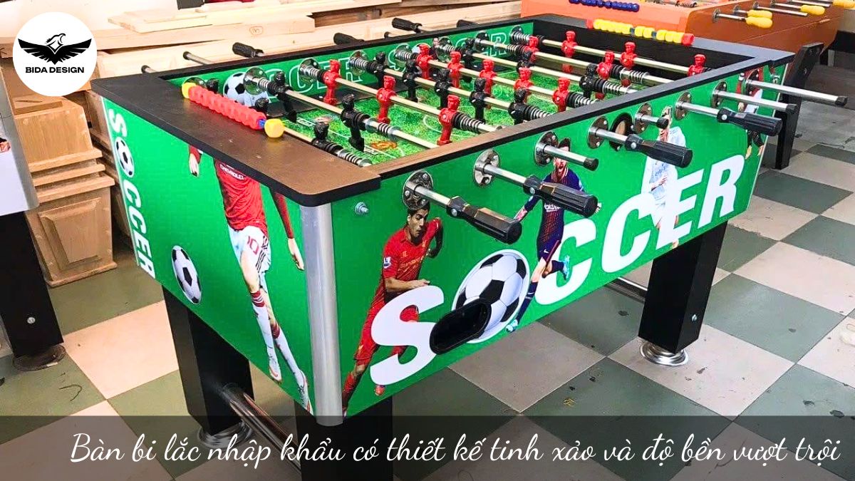 Bàn bi lắc nhập khẩu có thiết kế tinh xảo và độ bền vượt trội