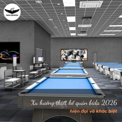 Xu hướng thiết kế quán bida