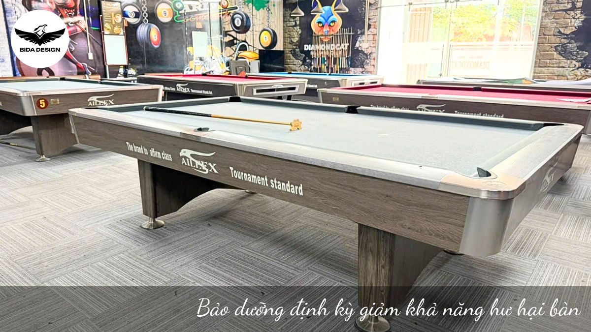 Bảo dưỡng định kỳ giảm khả năng hư hại bàn