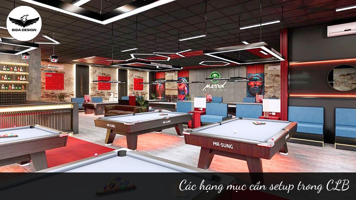 Các hạng mục cần setup trong CLB