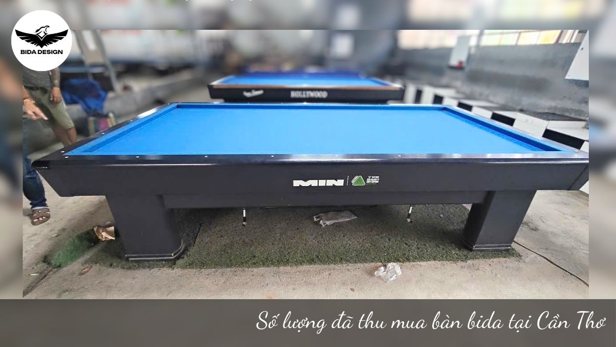 Số lượng đã thu mua bàn bida tại Cần Thơ