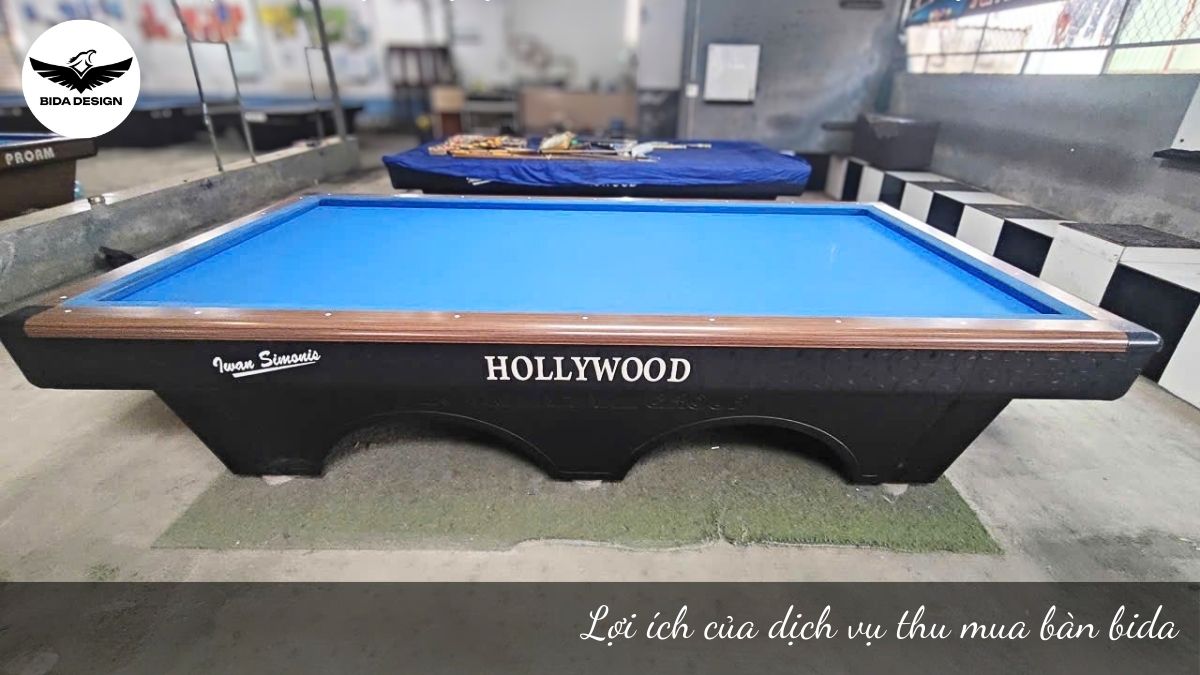 Lợi ích của dịch vụ thu mua bàn bida