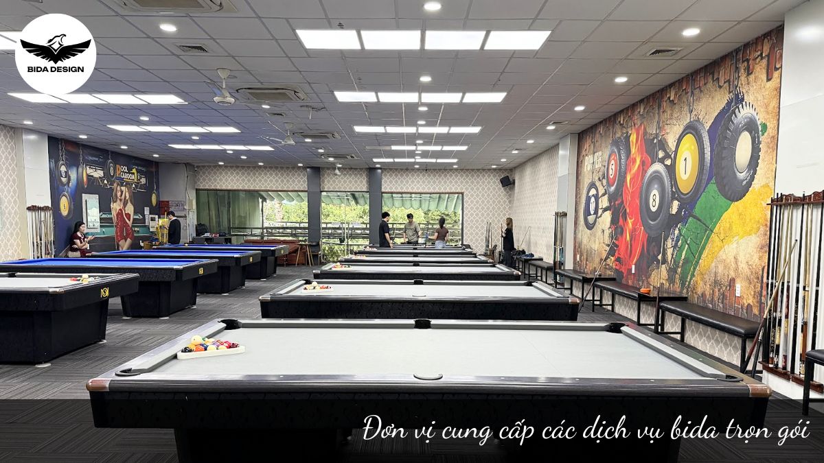 Đơn vị cung cấp các dịch vụ bida trọn gói